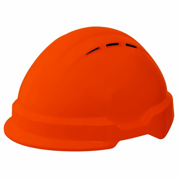 Delta Plus AMER CLIMBING T1 WIND Hard Hat, Vented, Hi-Viz Orange WEL21105HO